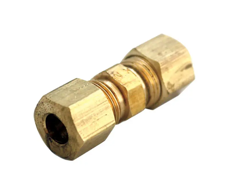 5/8 In. Compression X 1/2 In. D Compression Brass Union