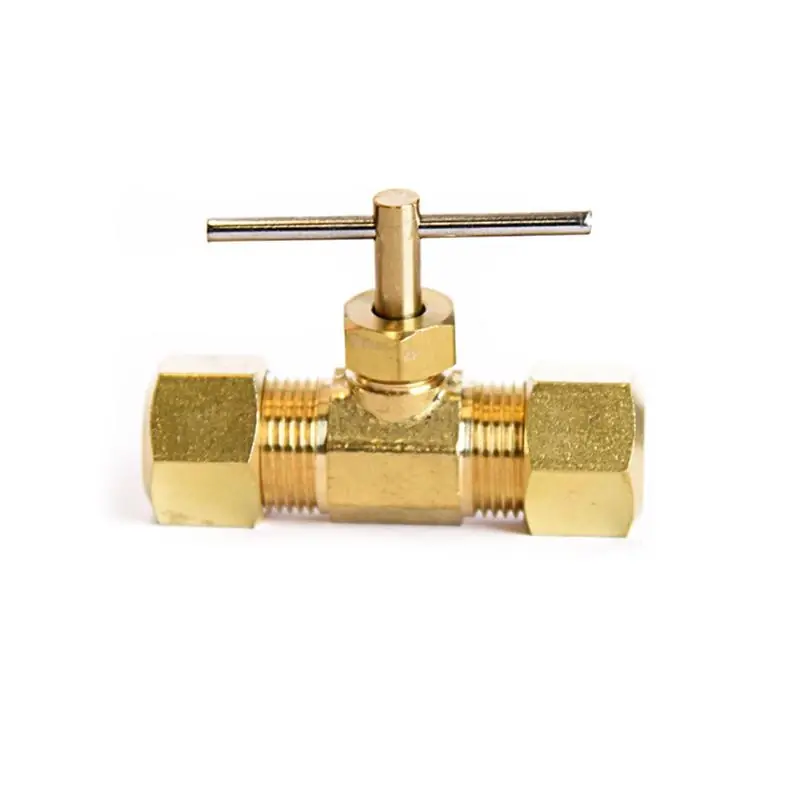 3/8 In. Brass Needle Valve For Water, Air, Steam, Oil And Gas Applications