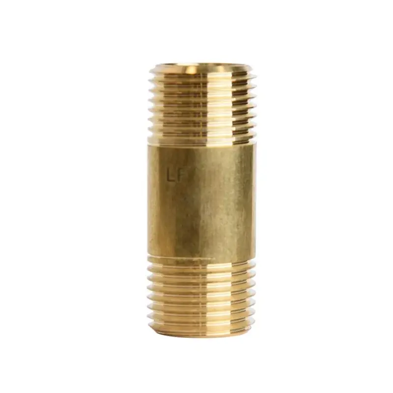 1/2 In. Mpt X 1/2 In. D Mpt Red Brass Nipple, 2 In. Length