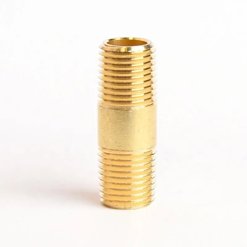 1/4 In. Mpt X 1/4 In. D Mpt Red Brass Nipple, 1-1/2 In. Length