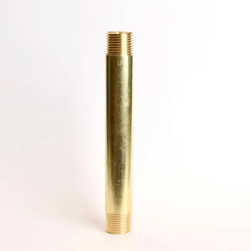 1/2 In. Mpt X 1/2 In. D Mpt Red Brass Nipple, 6 In. Length
