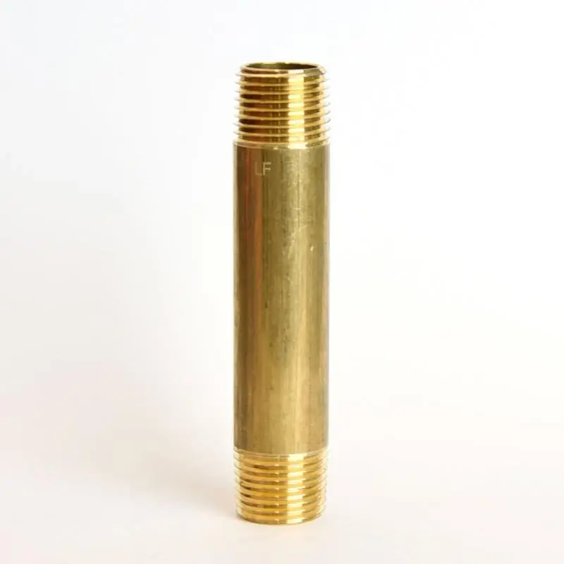 1/2 In. Mpt X 1/2 In. D Mpt Red Brass Nipple, 4 In. Length