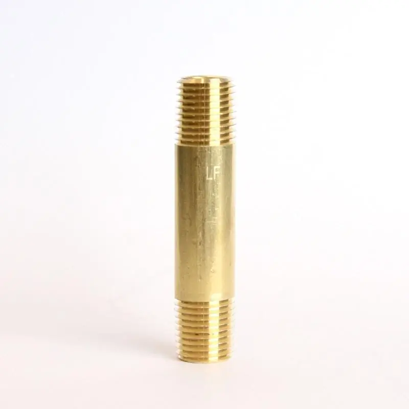 1/4 In. Mpt X 1/4 In. D Mpt Red Brass Nipple 2-1/2 In. Length