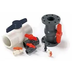 P200 1-1/4-inch Pvc Schedule 40 Female In-line Ball Valve