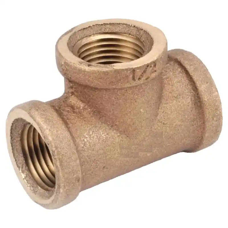 Anderson Metals 1/2 Inch Fip X 1/2 Inch D Fip Lead-free Brass Tee