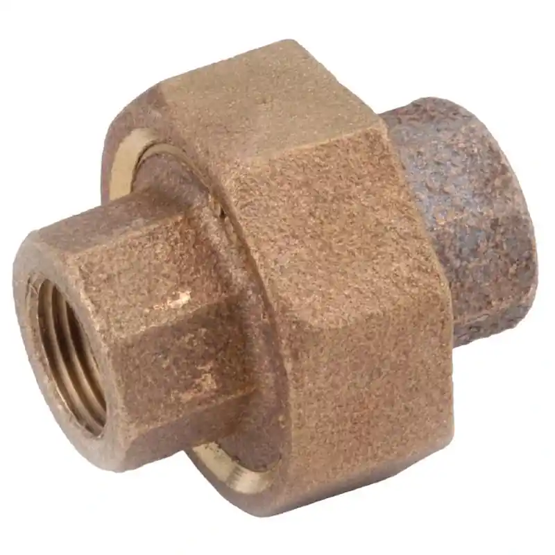 Anderson Metals 1/2 Inch Fip Brass Union Lead-free