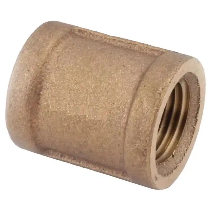 Anderson Metals 1 Inch Fip Brass Coupling Lead-free