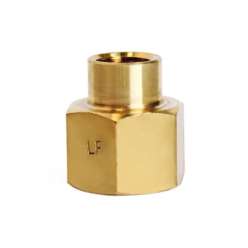 1/2 In. Fpt X 1/4 In. D Fpt Brass Reducing Coupling - Lead-free