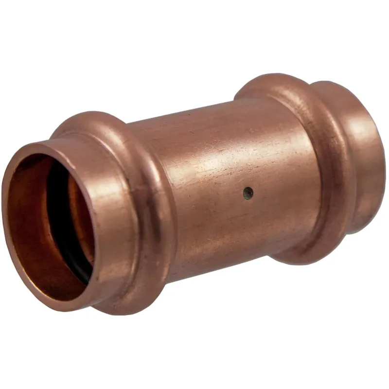 NIBCO 3/4 In. Press X 3/4 In. D Press Wrought Copper Coupling 10 Pk