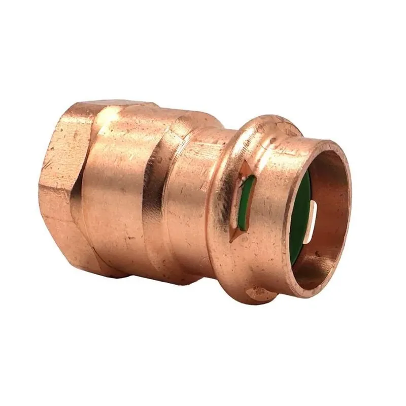 QuickFitting 1/2" Press‑Fit To 1/2" Female NPT Copper Adapter – Underground Rated