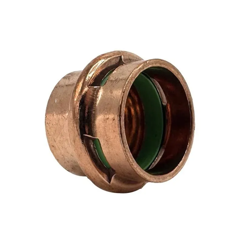 QuickFitting 1/2‑Inch Press‑In Copper Cap – Underground Rated