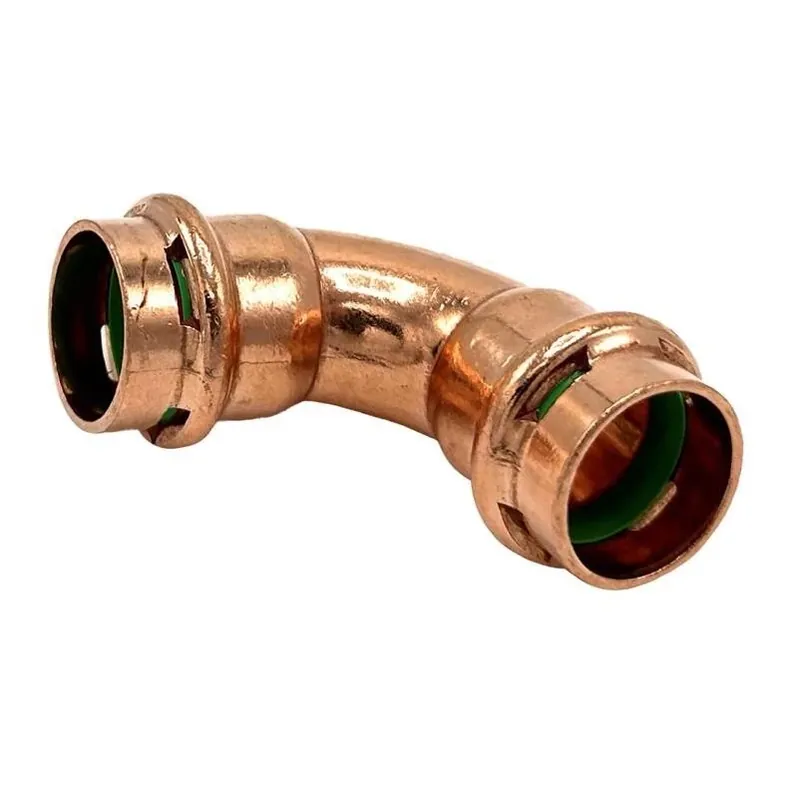 QuickFitting 1/2" Press‑Fit Copper 90° Elbow