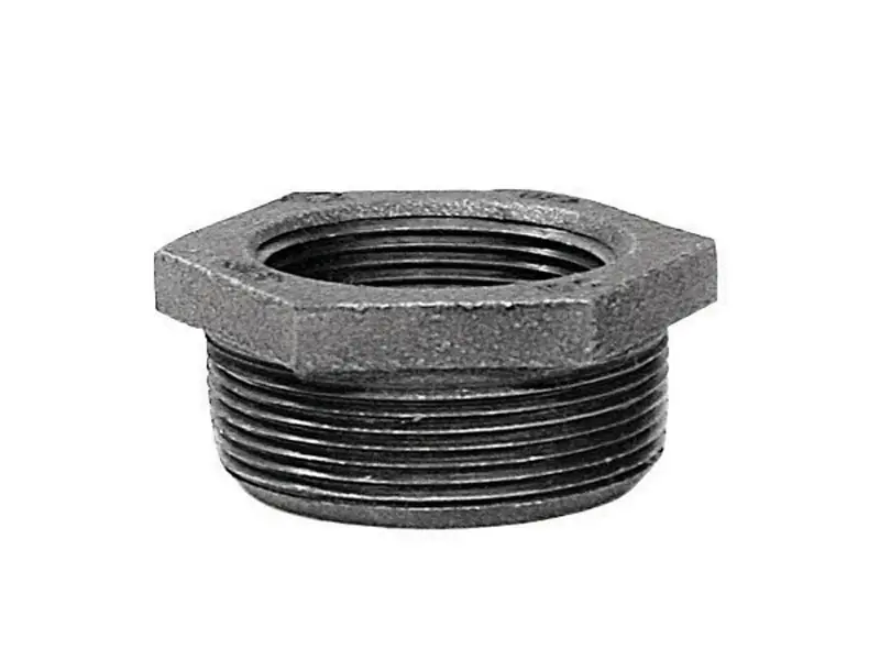 BK Products 3/4 In. MPT X 3/8 In. Dia. FPT Galvanized Malleable Iron Hex Bushing