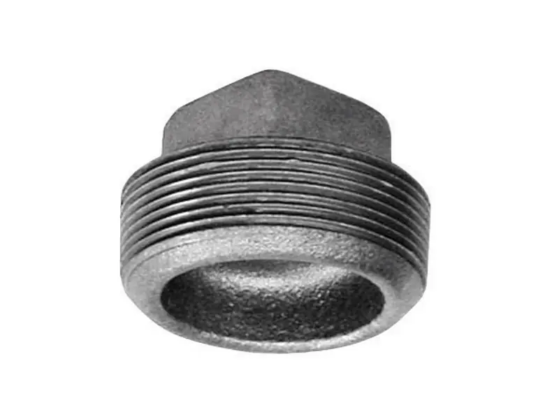 BK Products 3/8 In. MPT Galvanized Malleable Iron Plug