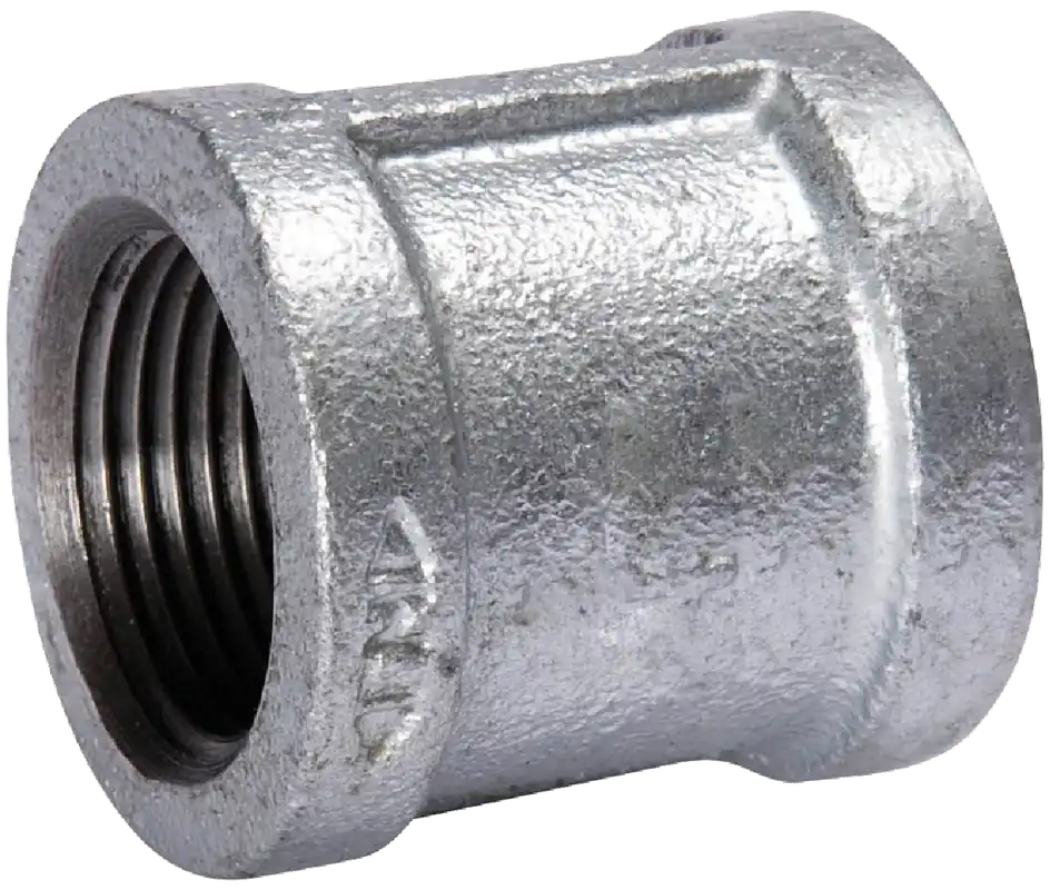 1-1/2 In. X 1-1/2 In. Fpt Galvanized Malleable Iron Coupling