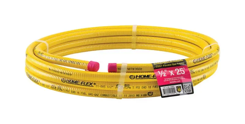 1/2 In. X 25 Ft. L Stainless Steel Csst Gas Tubing