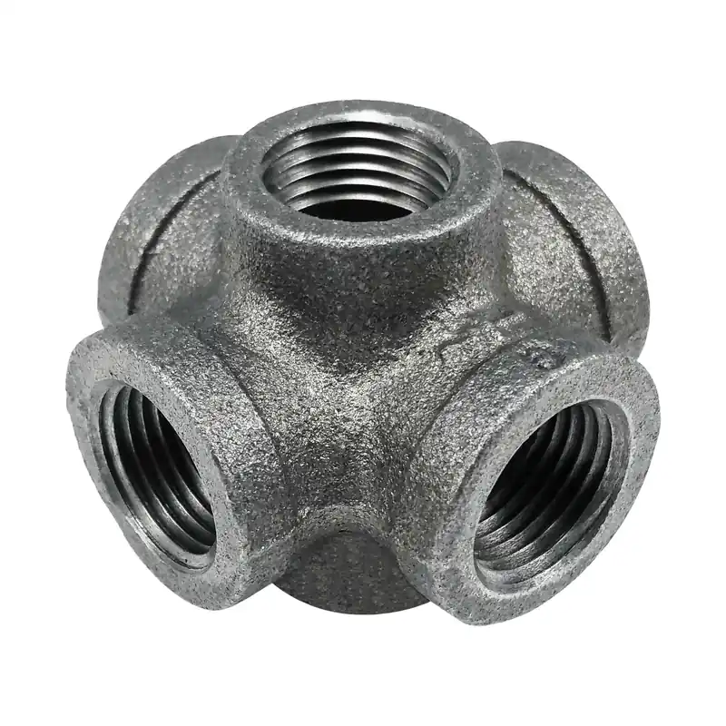 STZ Industries 1/2 In. FIP Each X 1/2 In. D FIP 1/2 In. D Female Black Iron 2.25 In. L Cross