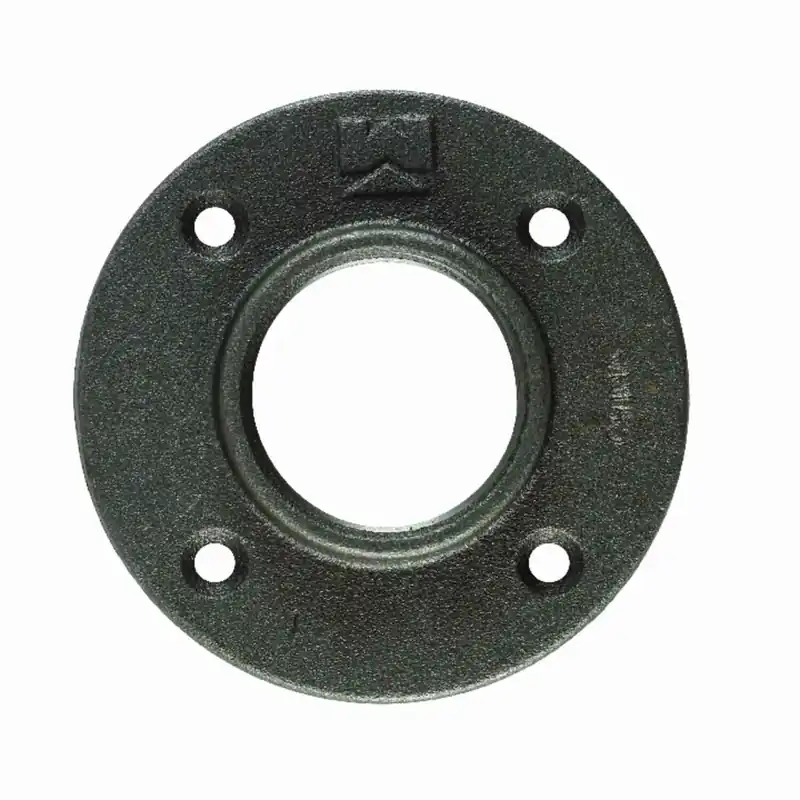 BK Products 3/4 In. FPT Black Malleable Iron Floor Flange