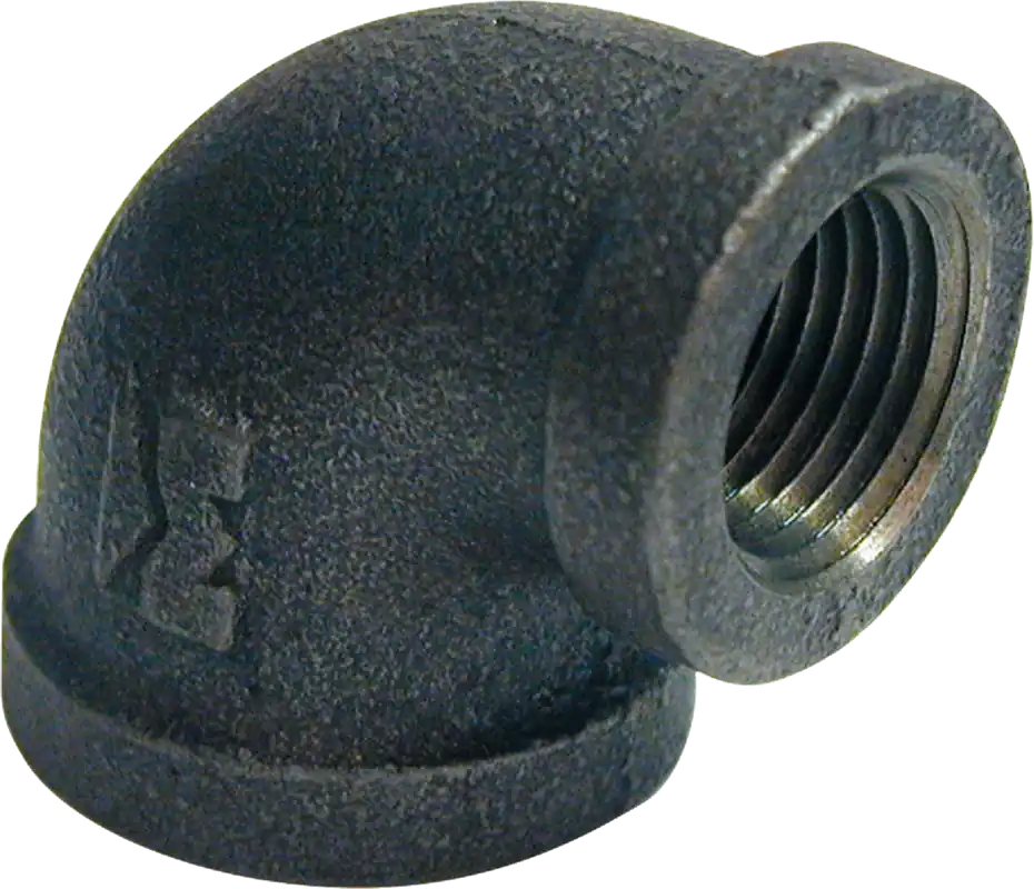 3/4 In. X 1/2 In. 90 Degree Reducing Malleable Black Iron Elbow