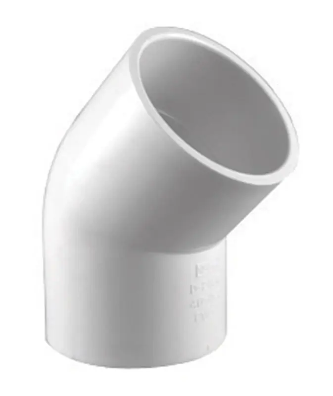 Charlotte Pipe Schedule 40 1 In. Slip X 1 In. D Slip PVC Elbow 1 Pk