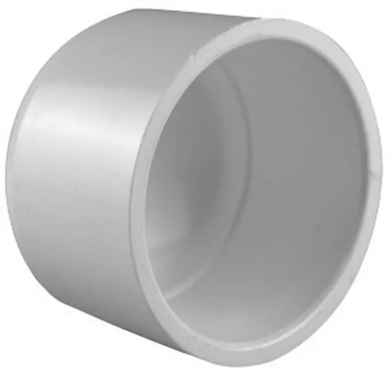 Charlotte Pipe Schedule 40 4 In. Slip X 4 In. D Slip PVC Cap 1 Pk