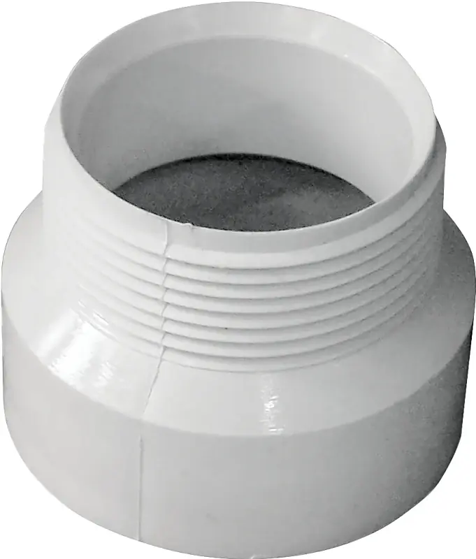 1-1/2 Inch Pvc Dwv Male Adapter - Mnpt X Hub Connection