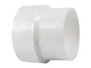 4 In. Hub X 3 In. Hub Schedule 40 Dwv Pvc Adapter Coupling