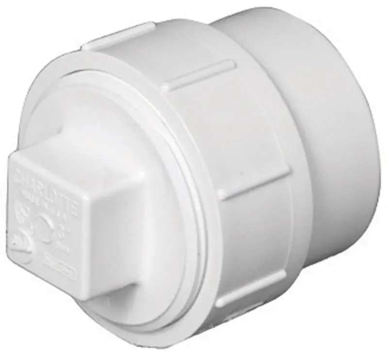 Charlotte Pipe Schedule 40 4 In. Spigot FPT PVC Cleanout Adapter 1 Pk