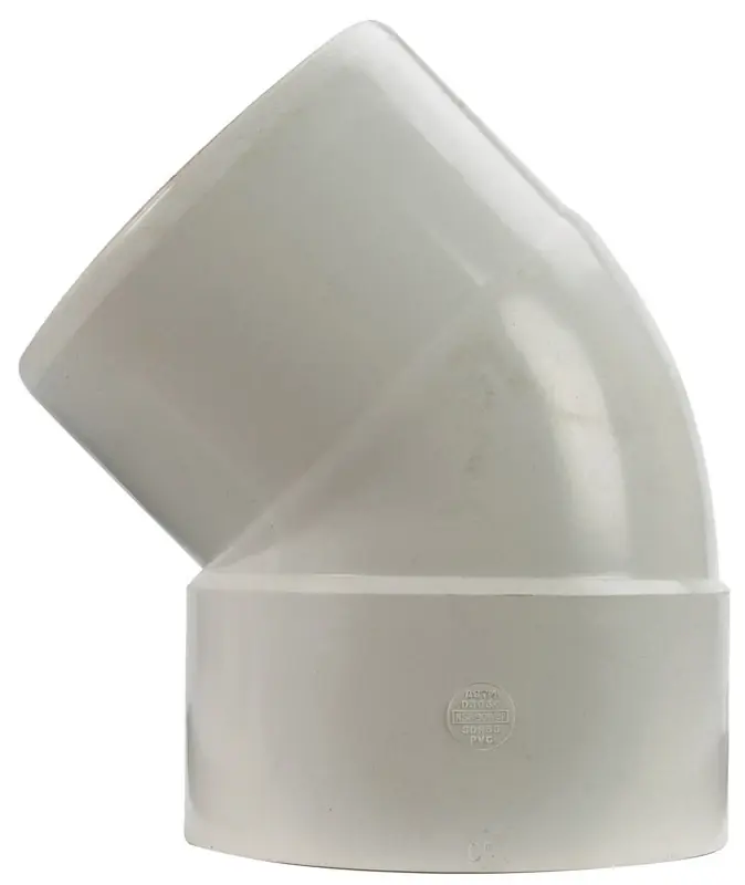 6 In. Hub X 6 In. Dia. Spigot Pvc Elbow For Sewer Applications