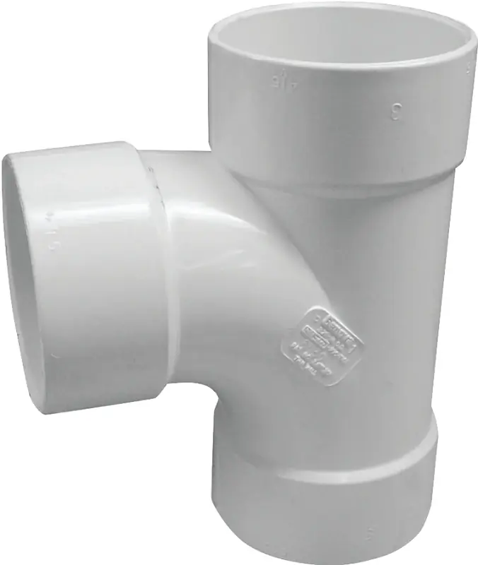 6" PVC SDR35 Sanitary Tee