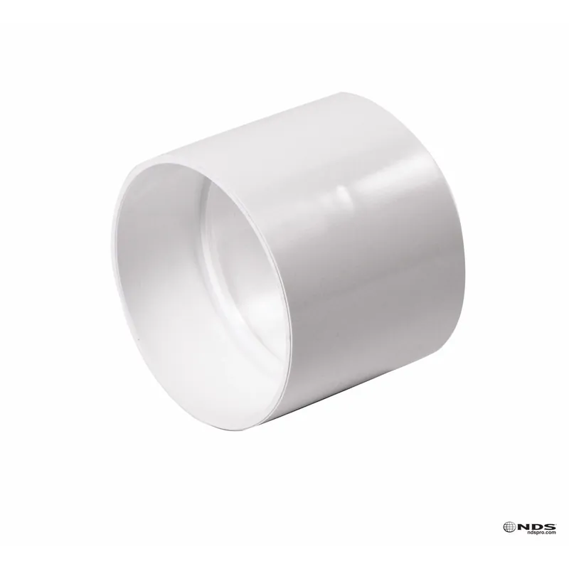 NDS Schedule 35 4 In. Hub Each X 4 In. D Hub PVC Coupling 1 Pk