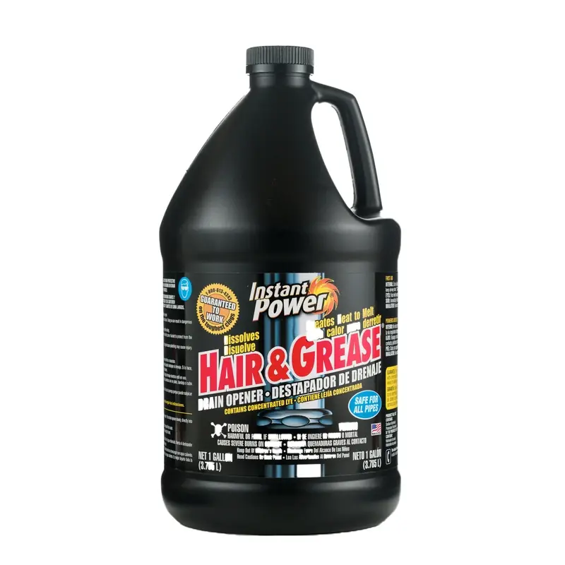Instant Power Hair & Grease Liquid Drain Opener 1 Gal