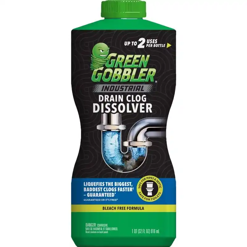 Green Gobbler Liquid Drain Clog Remover 32 Fluid Ounces