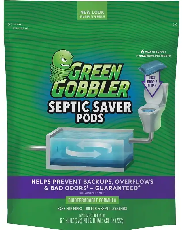 Green Gobbler Tablet Septic System Cleaner 6 Ct