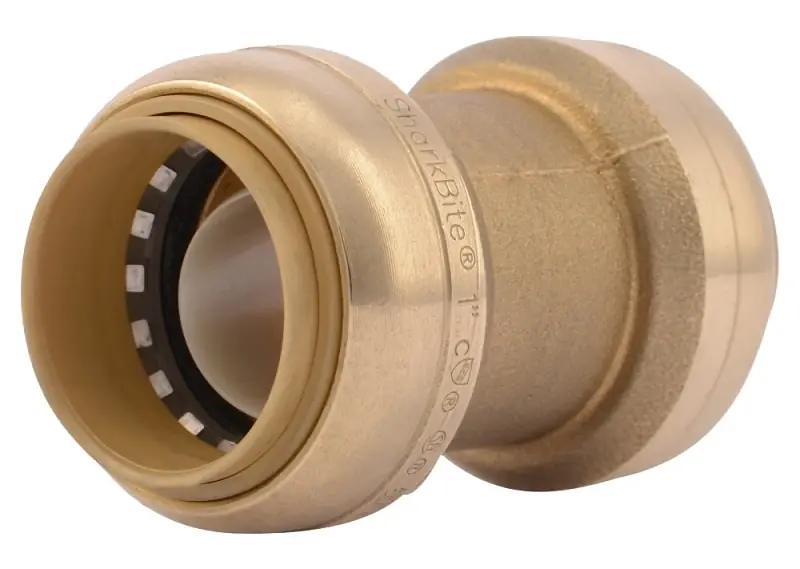 1 In. Push-to-connect Lead-free Brass Coupling U020lfa