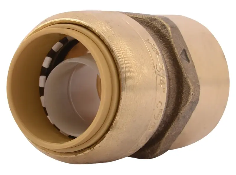3/4 In. X 3/4 In. Fnpt Brass Push-to-connect Female Adapter