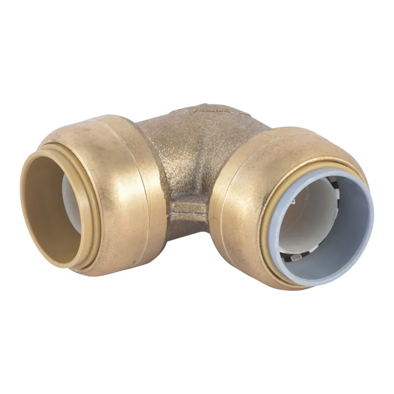 267247 0.75 Push To Connect Brass 90 Deg Elbow Fitting