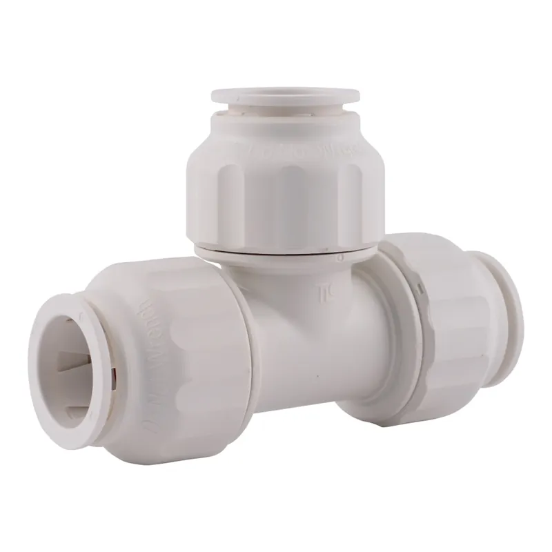Quick Connect Push To Connect 3/4 In. Cts X 3/4 In. Cts Union Tee