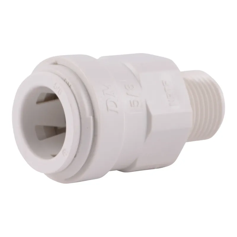 Quick Connect Push To Connect 1/2 In. Cts X 3/8 In. D Npt Male Connector