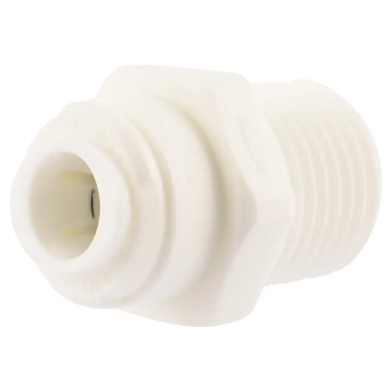 Push To Connect 3/8 In. Od X 1/2 In. D Mip Polypropylene Threaded Adapter