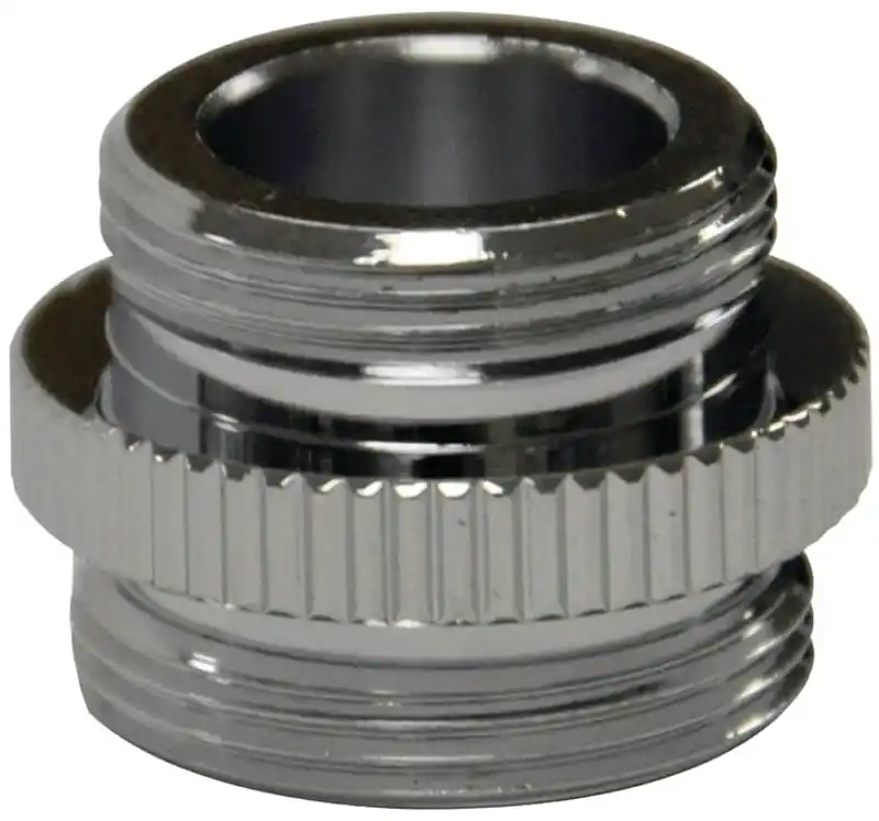 Danco Male Thread 3/8 In.-18 IPS X Male 55/64 In.-27 Chrome Dishwasher Adapter