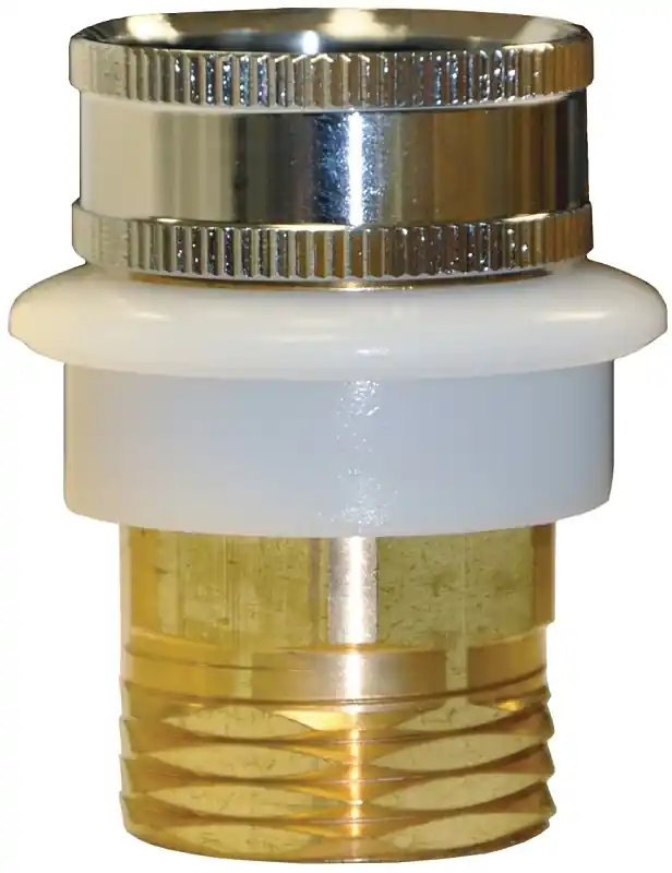Danco Dual Thread 3/4 In. X 3/4 In. Chrome Plated Aerator Adapter
