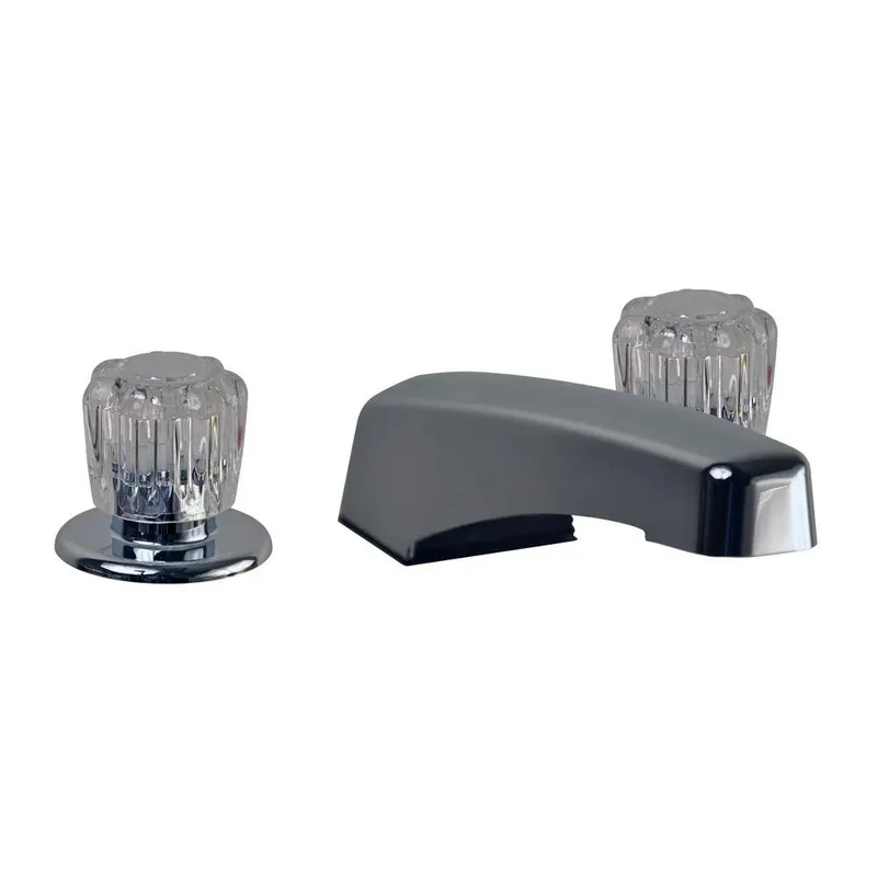 10661 Mobile Home Garden Tub Faucet, Chrome, 2-handle Wall Mount Design