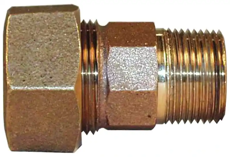 T-4350nl 1 Inch Compression Coupling, Bronze, 100 Psi, 2-27/32 Inch Length