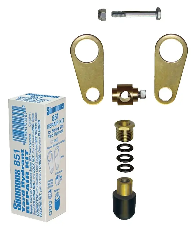 900 Series Hydrant Repair Kit - Model 851 With Brass And Stainless Steel Parts