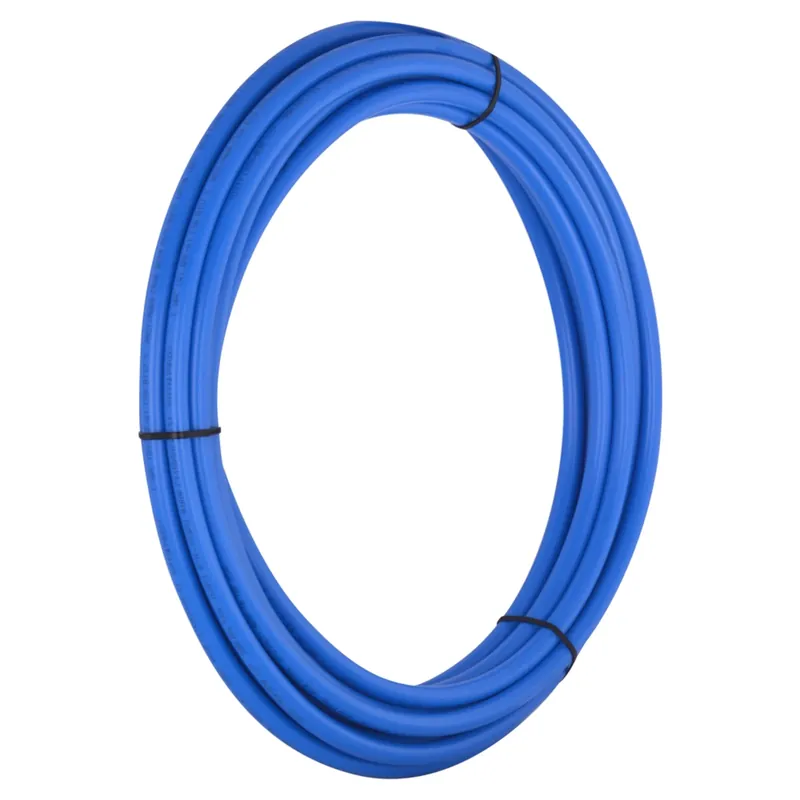PEX Coil Pipe, Blue, 1/2 In. Rigid Copper Tube Size X 50 Ft.