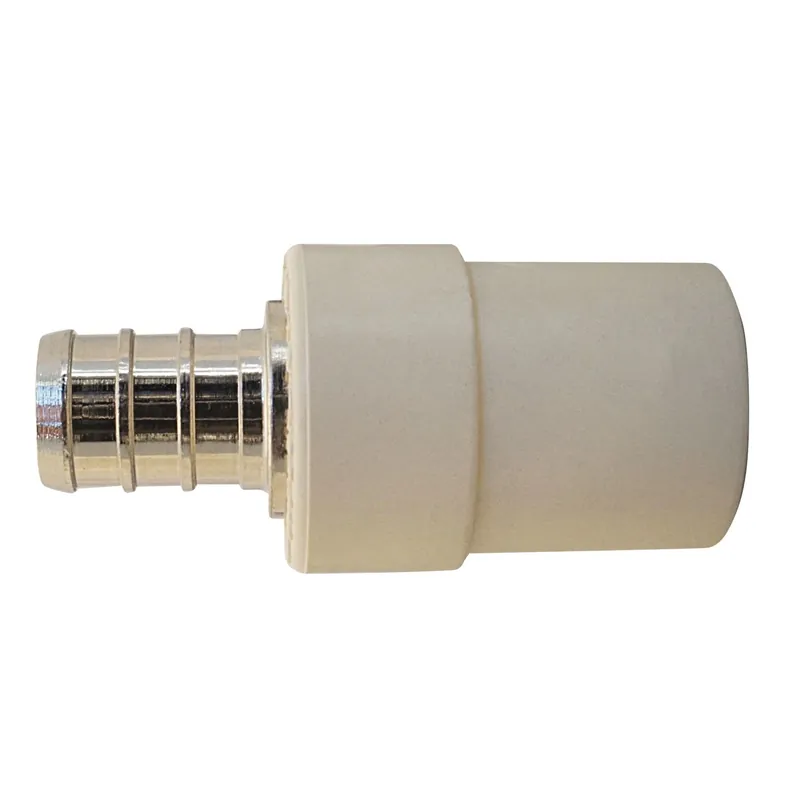 1/2 In. Pex Barb To 1/2 In. D Cts Brass Transition Coupling