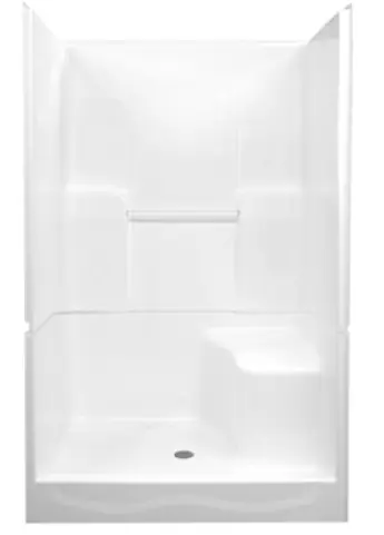 48x36 2PC RHSeat AcrylX Shower