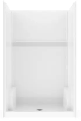 48" CENTER DRAIN 1PC SHOWER