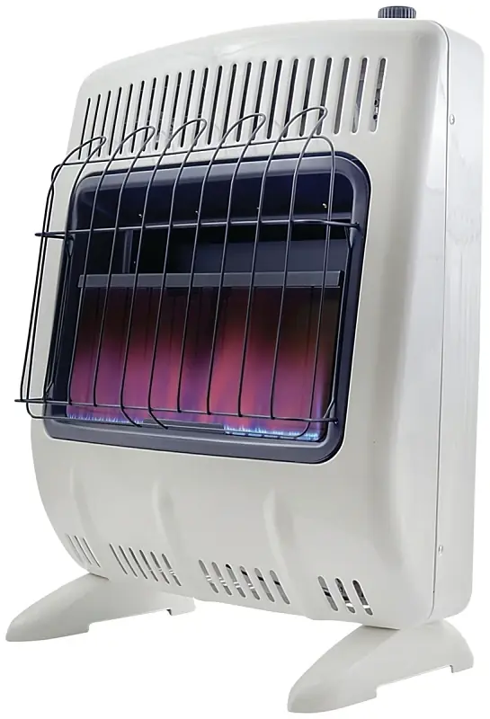 30,000 Btu Liquid Propane Vent-free Blue Flame Heater With Thermostat And Ignition